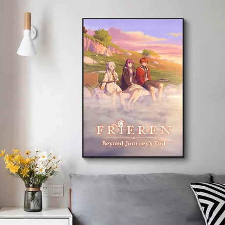 Frieren: Beyond Journey's End Poster Prints For Bedroom Living Room Sôsô no Furîren Anime Canvas Painting Wall Art Home Decor
