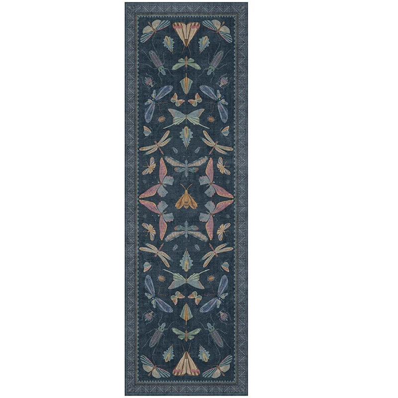 Corridor Carpet Runner Rug Hallway Long Strip Carpets Anti-slip Machine Washable Floor Mat Retro Style Home Decor Bedside Rugs