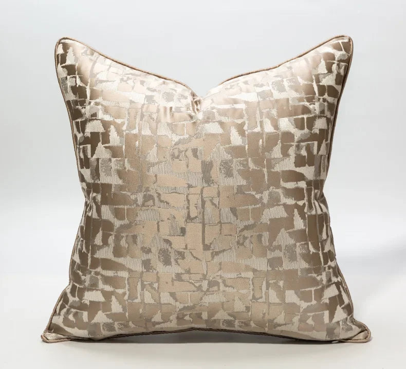 40 Style High Grade Cushion Cover 30x50/45x45/50x50CM Light Luxury Jacquard Pillowcase Champagne Blue Home Hotel Bed Sofa Decor