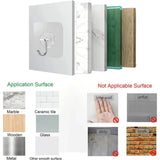 5-30pcs Transparent Stainless Steel Self-Adhesive Hooks Bathroom Towel Clothes Storage Sticker Hook Key Hangers Storage Holder