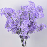Artificial Lilac Flower 100cm Long Stem Silk Lilac Flower Cherry Blossom for Home Office Hotel Wedding Party Decor
