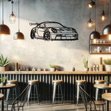 1pc Metal for Supercar Metal Wall Art Modern Iron Home Decor Sign, Dynamic Racing Car Outline Sculpture, Car Decor Ideal choice