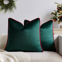 Modern Velvet Pillowcases for Living Room, Black & White Velour Cushion Covers, Sofa Decor, 45x45/50x50/30x50 cm