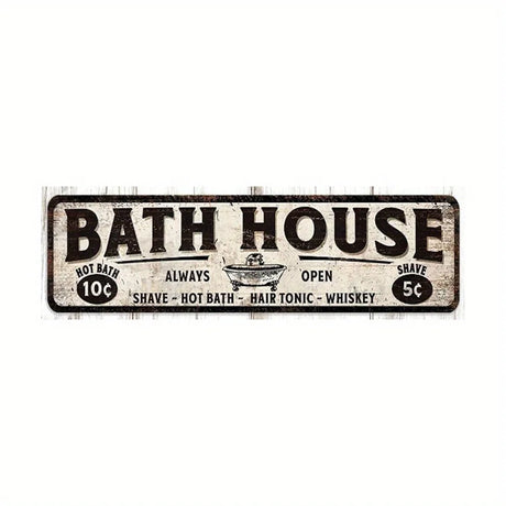 Metal Aluminum Sign BATHROOM EXIT 420 GARAGE Vintage Metal Sign for Kitchen Home Man Cave Garden Henhouse Bar Cafe Wall Decor