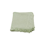 Personalized Knitted Blanket Embroidered Name Baby Boy Girl Soft Blanket Baby Shower Breathable Stroller Blanket Birthday Gift