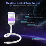 Ausyle Galaxy Star Projector USB Jellyfish Starry Sky Universe LED Night Light Lamp Home Bedroom Room Decoration Atmosphere Ligh