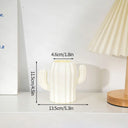 Nordic Vases Pure White Plastic Vases Imitation Ceramic Flower Vases Desktop Flowerpot Wedding Decor Home Ornament