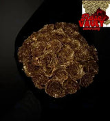 10/30/50pcs 7/6cm Glitter artificial flower rose Mother's/Valentine's Day girl friend wife DIY bouquet gift for wedding Birthday