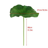 1PC DIY Decoration Artificial Flower New Landscape Long Stem PU Green Plant Artificial Flower Pole Lotus Pod Artificial Lotus