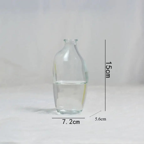Fashion Gradient Color Glass Flower Vase Mini Irregular Hydroponic Vase Flower Arranger Vase Ornaments Home Decoration