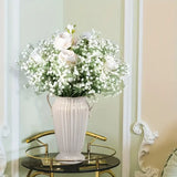 90pcs Real Touch Baby's Breath Artificial Flowers - Oxidation Resistant, Bulk Bouquets With Stems For Home & Office Decor, Perfe