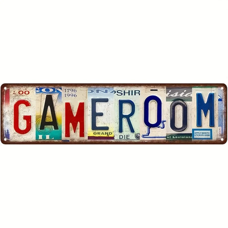 Metal Aluminum Sign BATHROOM EXIT 420 GARAGE Vintage Metal Sign for Kitchen Home Man Cave Garden Henhouse Bar Cafe Wall Decor