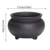 Chinese Style Bonsai Pots Breathable Stoneware Bonsai Pots With Holes Chinese Style Bonsai Flowerpot Ceramic Crafts for Garden