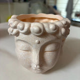 Zen Buddha Statue Resin Planter Flower Pot Home Courtyard Garden Decor Handicraft Ornament Indoor Outdoor Green Plant Gift