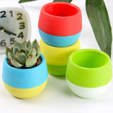 5/10/20pcs Mini Flower Pots for Succulents Small Plants DIY Interchangeable Planters with Drainage Hole Water Reservoir JXB