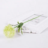 8434-Fake Dandelion Flowers White 10 Pcs,Artificial Plants Plastic Shrubs Bushes Decor Faux Stems Outdoor Indoor Home Garden Party Wedding DIY Planting Filler Decoration