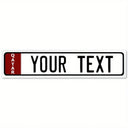 Personalized Metal Sign - Suitable for Offices, Workplaces & Homes, Custom Text, Ideal for Outdoor Decor.