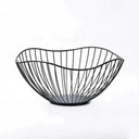 Fruit Basket Durable Metal Wire Storage Bowl Nordic Style Iron Home Snacks Bread Dining Table Indoor Cosmetic Storage Basket