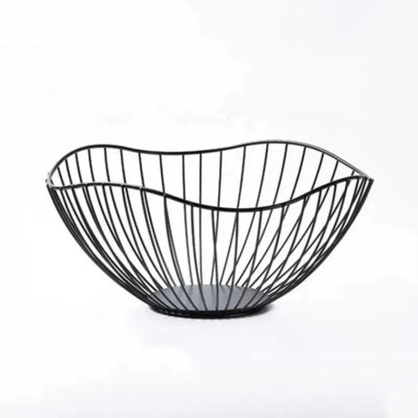 Fruit Basket Durable Metal Wire Storage Bowl Nordic Style Iron Home Snacks Bread Dining Table Indoor Cosmetic Storage Basket