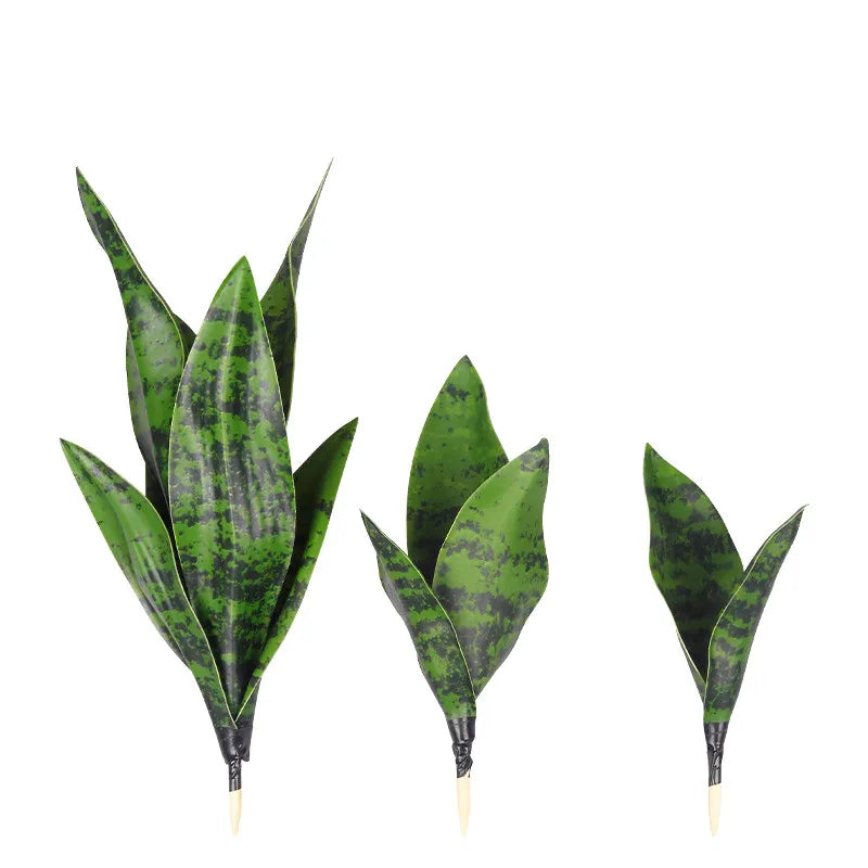 Artificial Succulents Plants House Decoration Accessori Tropical Fake Long Leaf Bonsai Hotel Party Home Decor Photo Props