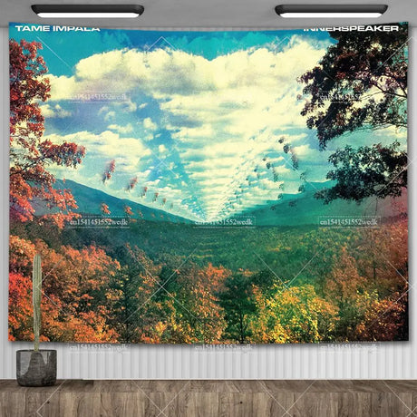Tame Impala Currents Music Album Posters Wall Hanging Rock Band Poster Meme Tapestries For Bedroom Home Decor Aesthetic Flags