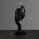 Nordic Resin Abstract Statue Desktop Ornaments Sculpture Figurines Face Character Light Luxury Art Crafts Office Home Decor