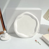 Decorative Prop with Irregular Cloud-shaped Tray Multipurpose Irregular Plaster Tray for Jewelry and Home Decor