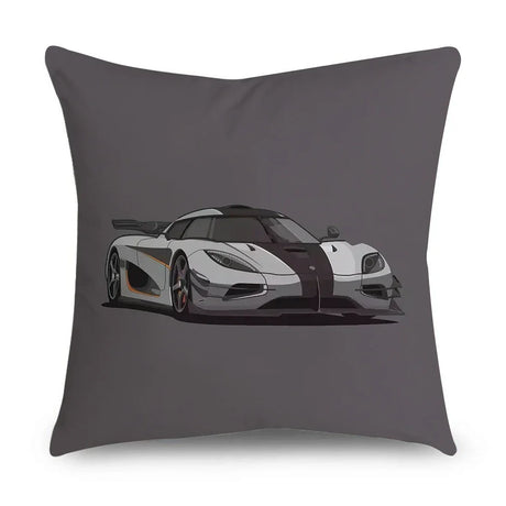 New Sports Car Cushion Cover Full Body Cartoon Pattern Pillow Case for Home Sofa Car Decor Pillowcase 45cm*45cm