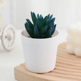 Artificial Succulent Bonsai Plants Simulation Succulents Mini Evergreen Bonsai Cactus Succulent Plastic Fake Plants Decor