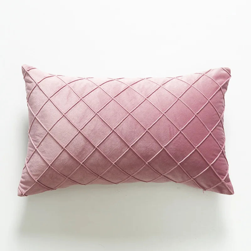Dutch Velvet Handmade Waist Cushion Cover Ultra Soft Soft Plush Pillowcase  Decorative Pillow For Sofa Bedroom Living Room