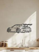 1pc Metal for Supercar Metal Wall Art Modern Iron Home Decor Sign, Dynamic Racing Car Outline Sculpture, Car Decor Ideal choice