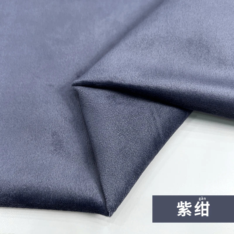 155 Cm Wide Velvet Fabric Dutch Velvet Solid Color Sofa Cover Pillow Cushion Curtain DIY Spring and Autumn Apparel Sewing Fabric