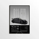 Minimalist 911 Turbo GT3-RS GT4 RS Hyper Car Sports Car Supercar Poster Canvas Painting Motosport Wall Art Pictures Home Decor