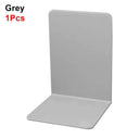 1/2Pcs L-Shaped Simple Bookend Thickened Decorative Desk Bookshelf with Anti-slip Design Plastic Book Stoppers Holders