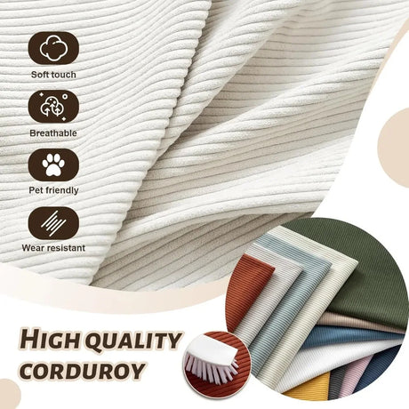 Custom Corduroy Corner Floor Cushion Right Angled Fan-Shaped Cushion Meditation Floor Pillows Cushion Yoga Cushions Seating Pads