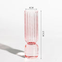 Nordic Glass Vase Small Glass Vases Flower Arrangement Home Decoration Accessories Modern Living Room Glass Ornament