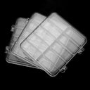 1 Pc Plastic Jewelry Box 5-28 Compartment Slot Organizer Storage Beads Container Adjustable Jewelry Storage Box Rectangle Case
