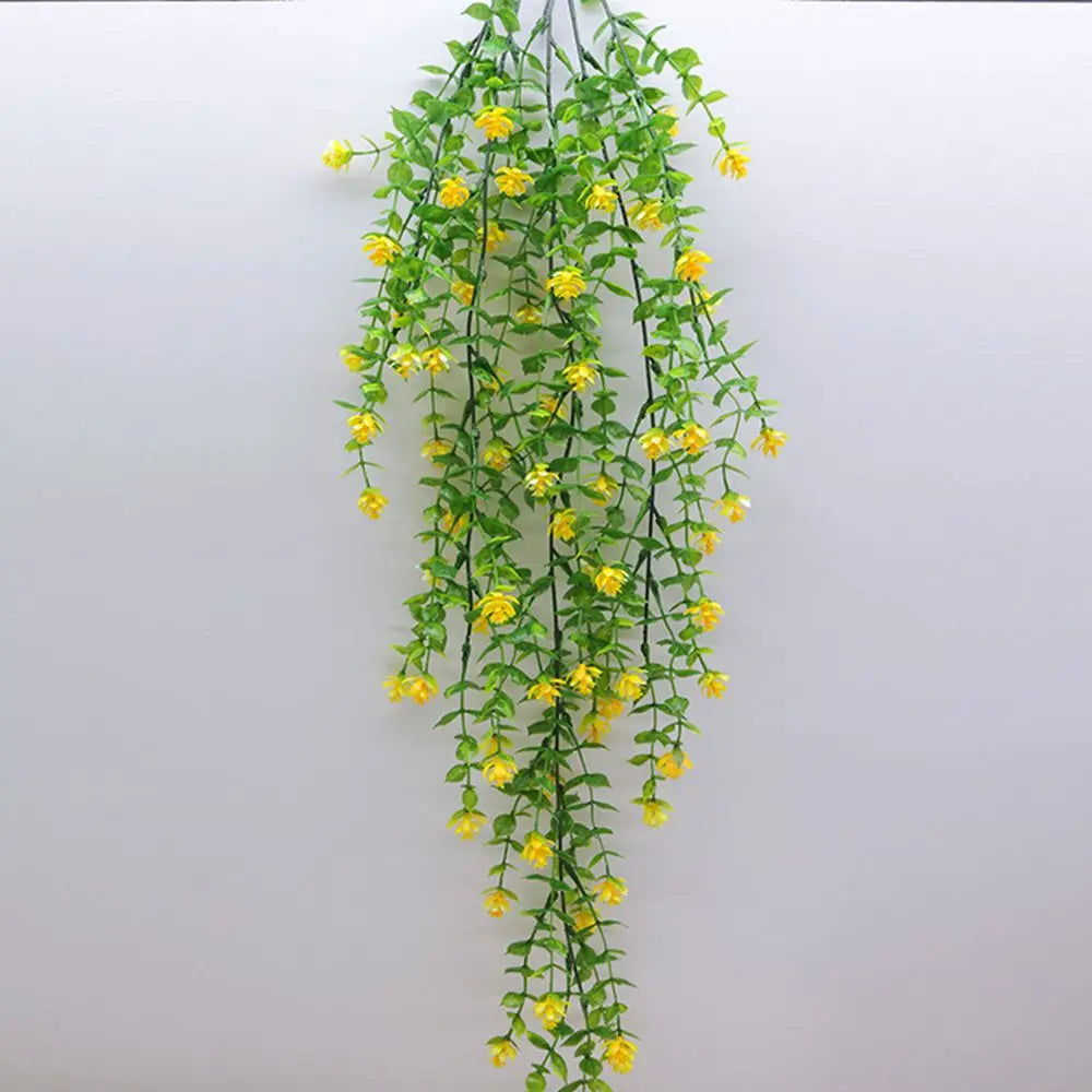 Artificial Plant Eucalyptus Camellia Plastic Wedding Festival Arch Wall Home Room Outdoor Garden Hanging UV Protection DIY Gifts