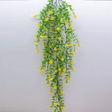 Artificial Plant Eucalyptus Camellia Plastic Wedding Festival Arch Wall Home Room Outdoor Garden Hanging UV Protection DIY Gifts