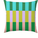 Vibrant Geometric Stripe Pillow Covers, Machine Washable with Zip Closure | Ideal for Living Room Sofa & Bedroom Decor
