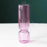 Nordic Glass Vase Small Glass Vases Flower Arrangement Home Decoration Accessories Modern Living Room Glass Ornament