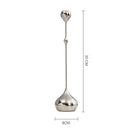 Silver Candle Holder, Metal Candlestick Romantic Art Table Decoration For Home Dining , Wedding Photography Props