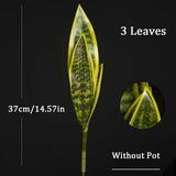 32/37cm Artificial Succulent Plants Fake Sansevieria Indoor Tiger Fur Tropical Faux Snake Plant Office Hotel Balcony Home Decor