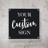 Business Customized Acrylic Perspex Plates, Number Decorative House Signs, Logo Beauty Salon Nails Studio Wall Aesthetic Decor