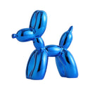 Balloon Dog Doggy Poo Statue Resin Animal Sculpture Home Decoration Resin Craft Office Decor Standing black gold