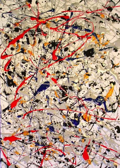 Jackson Pollock Abstract Oil Paintings on Canvas  Famous Art Prints for Living Room Wall Decor Modern Art Posters