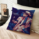 Musicians And Singers Michael Jackson Personalized Picture Text Home Decorative Pillows Household Gifts 45x45cm