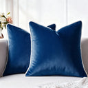 Modern Velvet Pillowcases for Living Room, Black & White Velour Cushion Covers, Sofa Decor, 45x45/50x50/30x50 cm