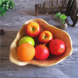 Handmade Natural Wood Fruit Tray, Wooden Bowl, Irregular Snack, Sushi Bread, Dessert, Candy Plate, Salad Trays, Home Decoration