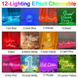 Custom LED Neon Sign Personalized Name Light for Kid Teens Bedroom Unique Gift with Customizable Designs for Trendy Wall Decor